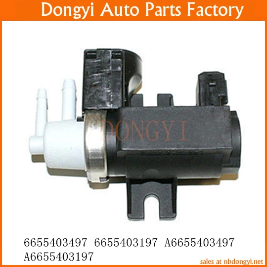 

Vacuum Pressure Converter Boost Pressure Solenoid Valve OE NO. 6655403497 6655403197 A6655403497 A6655403197