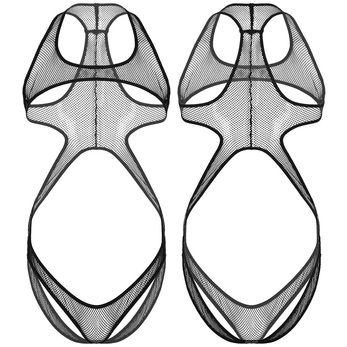 Гей Нижнее белье эротический костюм для мужчин ажурное Прозрачное нижнее