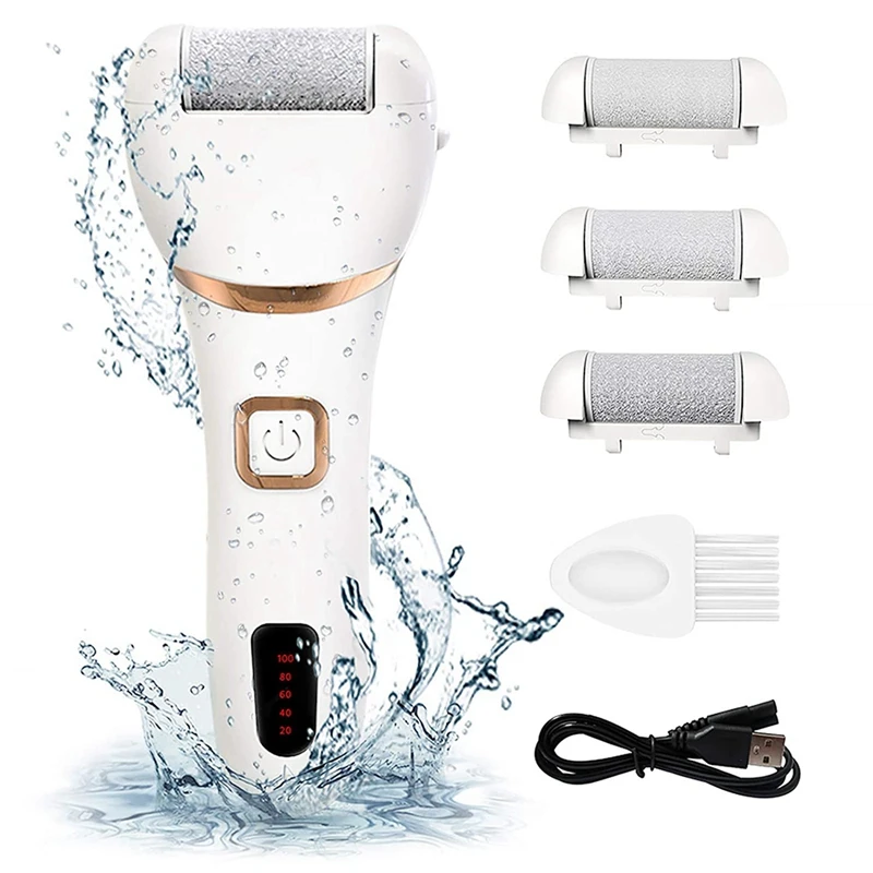 

Electric Callus Remover, Rechargeable Electronic Feet File Pedicure Foot File Foot Rasp with IPX7 Waterproof Design