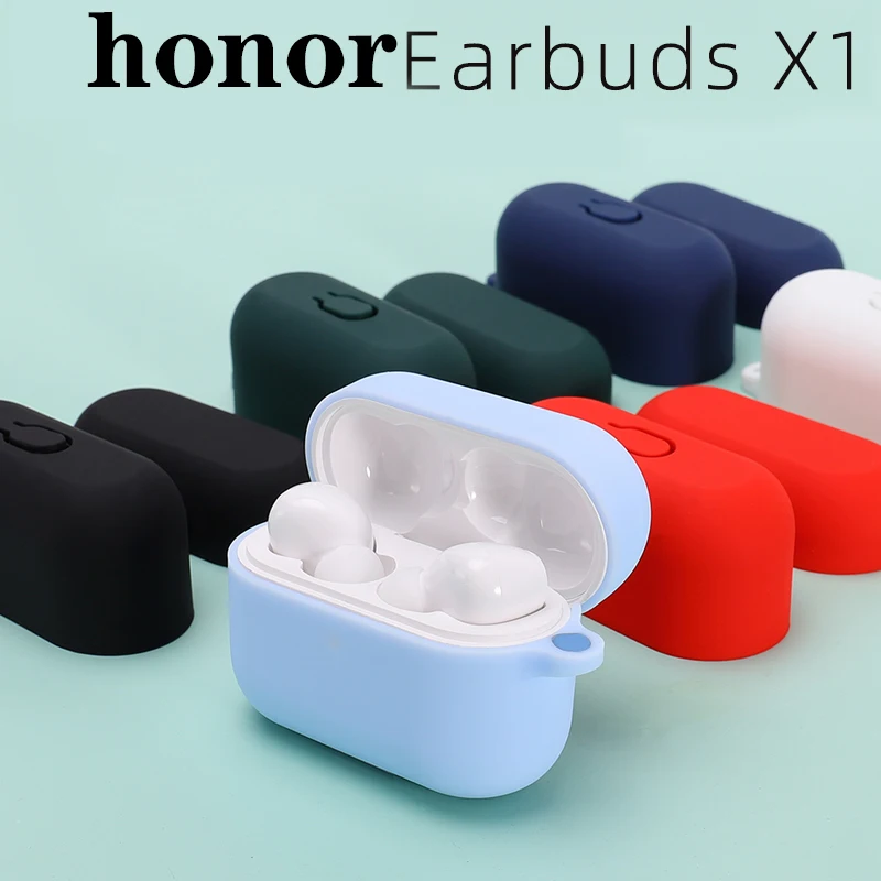 Чехол для наушников Honor X1 чехол с крючком Huawei honor беспроводных TWS Bluetooth|Аксессуары