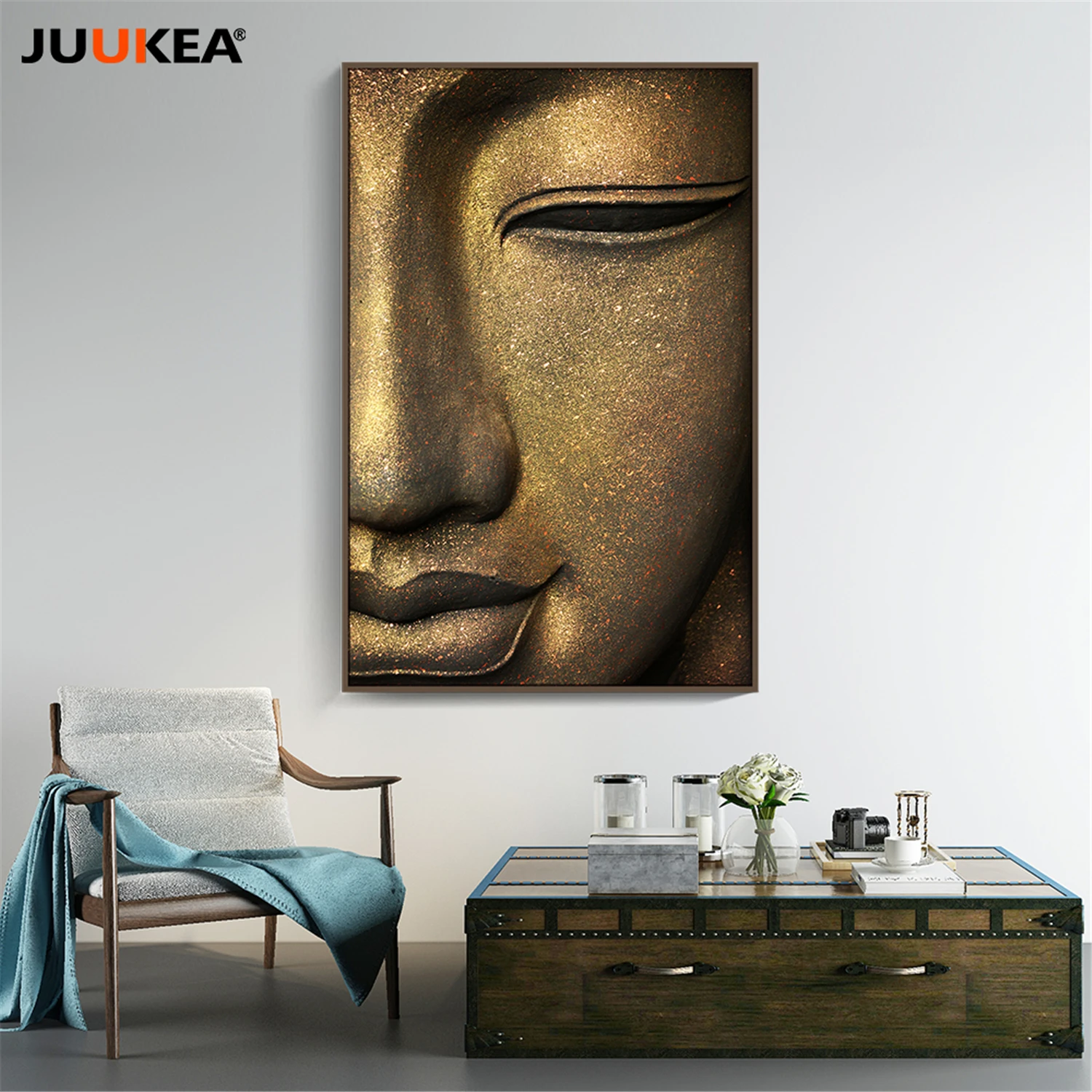 Картина на холсте HD Будда современное искусство стену большой размер стильная
