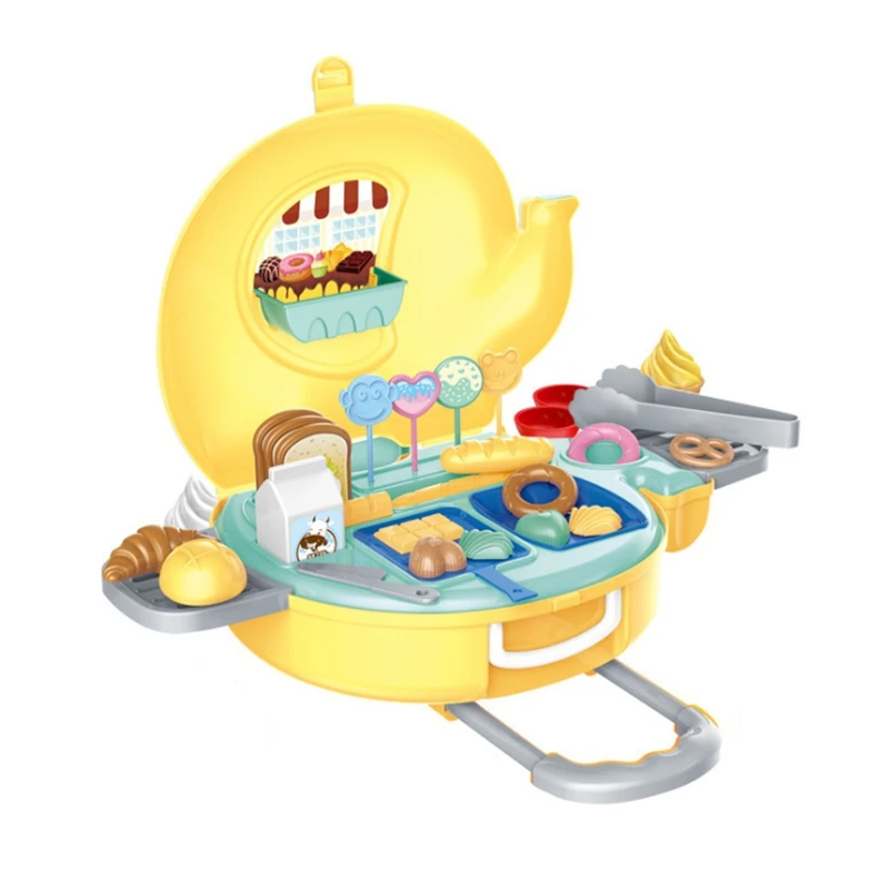 

Elephant Trolley Toy Simulation Kitchen Cooking Utensils Set Toys