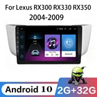 Автомобильный мультимедийный плеер Lexus RX300 RX330 RX350 RX400H rier, автомагнитола на Android 10,0, с GPS, DVD, 2004 2005 2006 2007 2008 2009