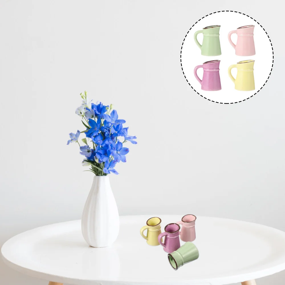 4 шт. цветочные горшки красочные фотообои маленькие горшки|Цветочные и кадки| |