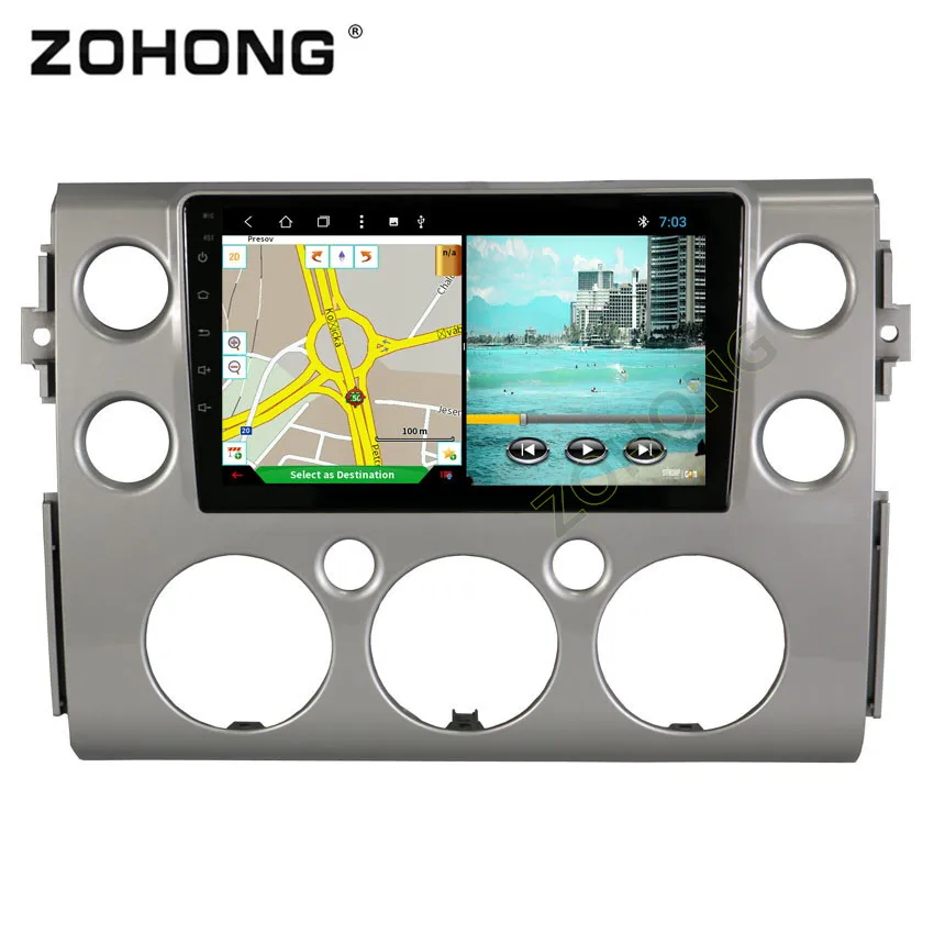 2.5D PIP Octa 8 ядерный Android автомобильный DVD мультимедийный плеер для Toyota FJ Cruiser Авторадио автомобильный gps-навигация, радио, стерео wifi карта