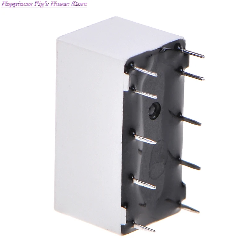 

New Arrival 12V Coil Bistable Latching Relay DPDT 30VDC 2A 1A 125VAC HFD2/005-S-L2-D Realy