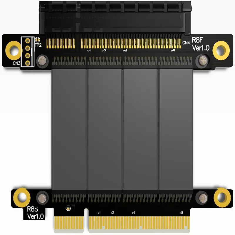 Адаптер PCIe x8 для видеокарт удлинитель PCI express в кабель расширения