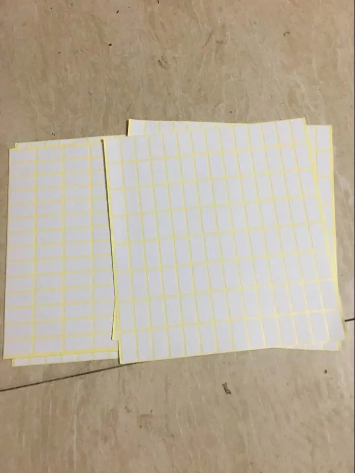 10 Sheets Self Adhesive Sticky White Label Writable Name Stickers Blank Note Diamond Painting Accessory Embroidery | Дом и сад