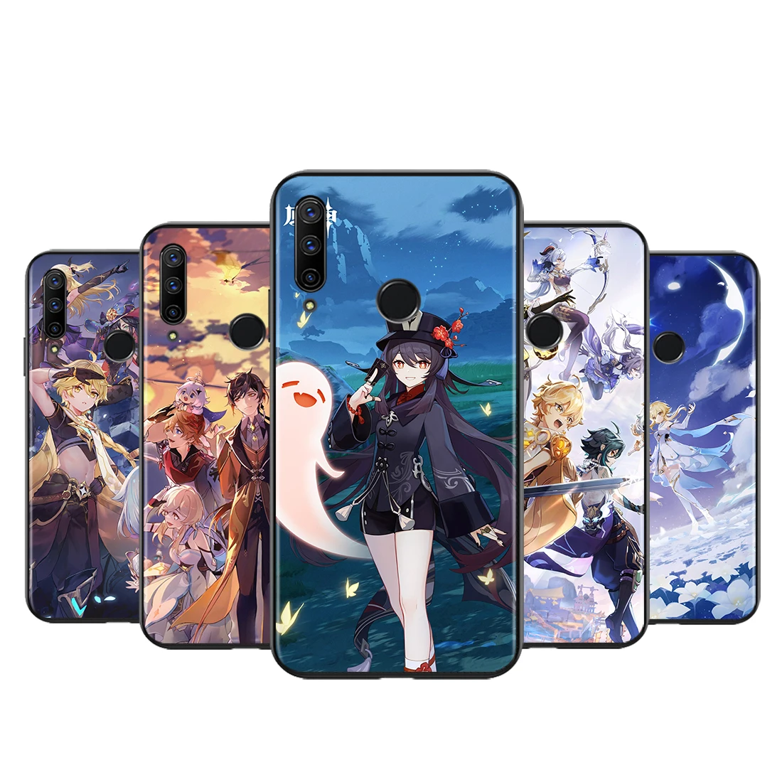 

Hot Japanese Cute Anime Amber For HUAWEI Honor 9N 9X 9i 8X 8A 7S 7A 7C Play 3E Pro 2020 Silicone Black Soft Cover Phone Case