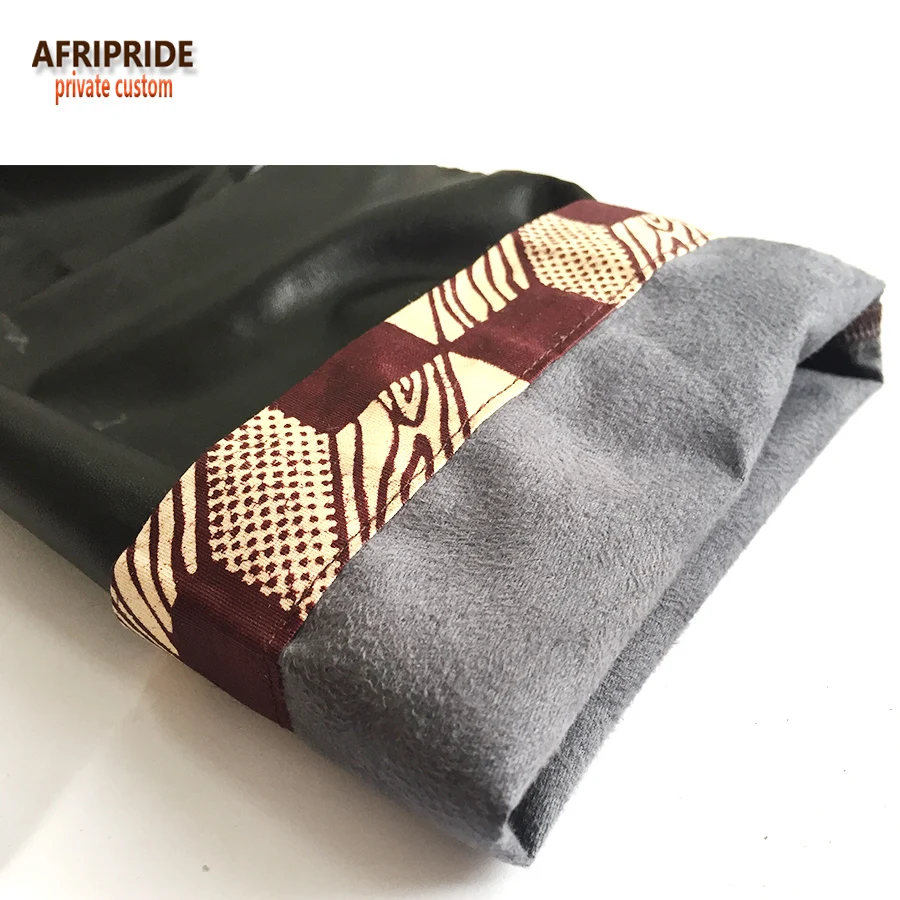 Африканская одежда 2018 осеннее Мужское пальто AFRIPRIDE с длинным рукавом однобортное