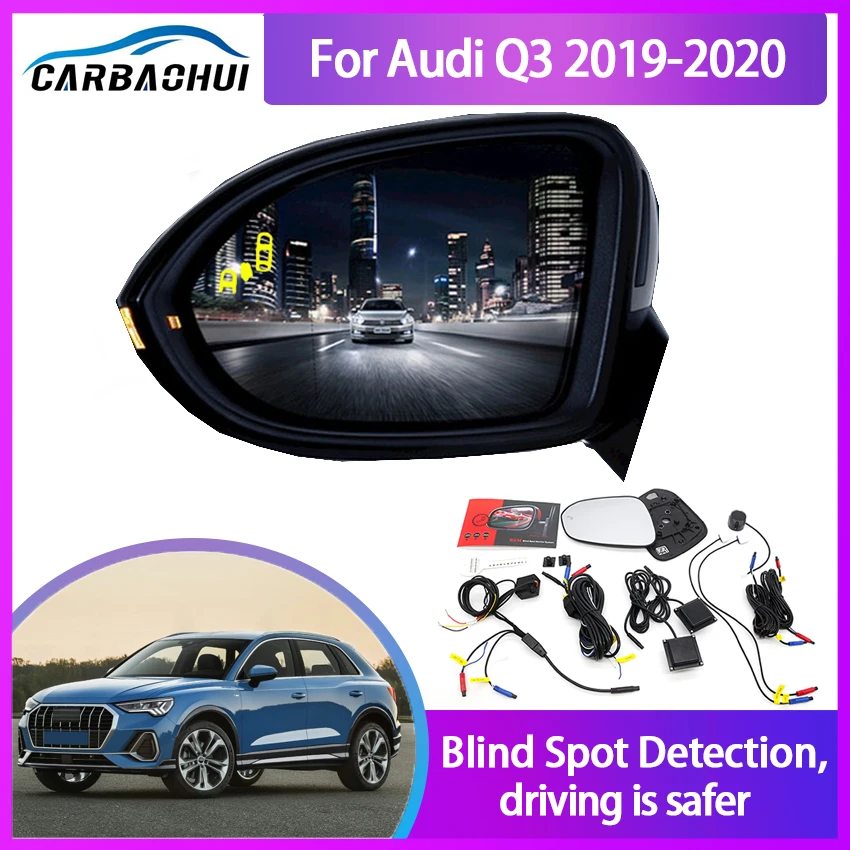 

Car Blind Spot Mirror Radar Detection System for Audi Q3 2019-2020 BSD Microwave Blind Monitoring Assistant Driving Security