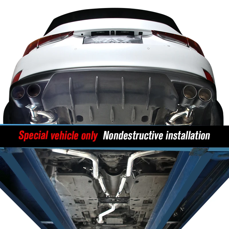 

High Quality Performance Exhaust System For Lexus Es Is Gs Ct200H With Valves Control Device