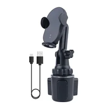 Mobile phone universal bracket, 15W vehicle mounted wireless Qi fast charger, intelligent infrared automatic sensor fixed