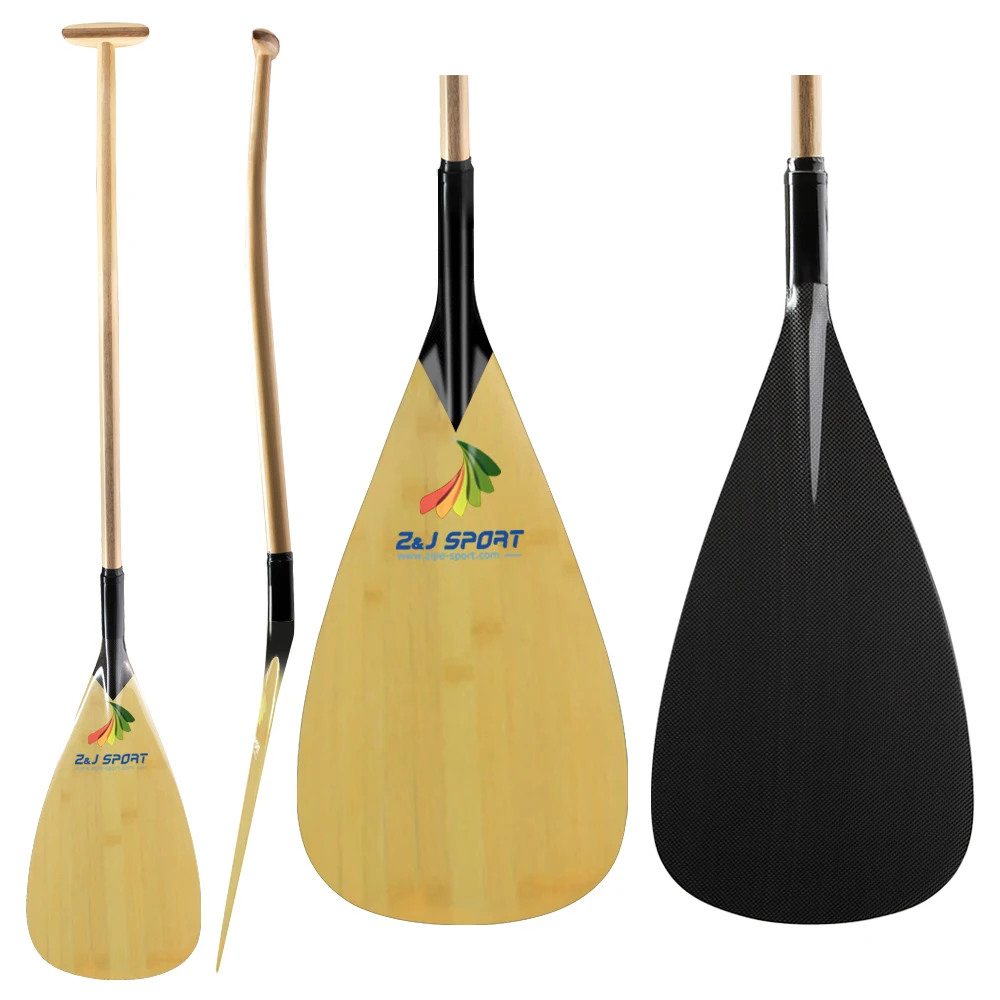 Z & J спортивные Новый Гавайи Тип Гибридный Аутригер каноэ OC Paddle с деревянного