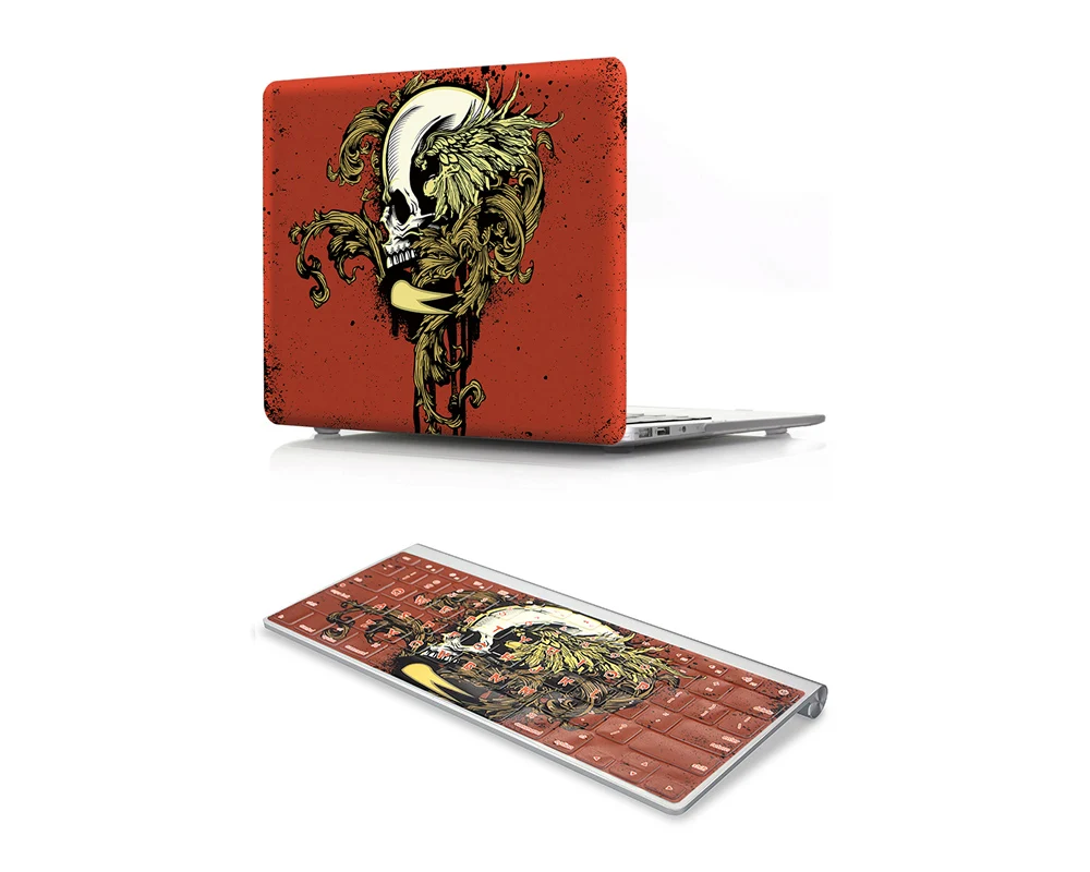 HRH 3D дизайн 2 в 1 корпус для ноутбука защитный жесткий чехол Mac Air 11 &quot13 Retina 12 15 Touch