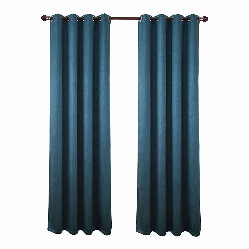 

Solid Color Thicken Blackout Curtains Cloth for Living Room Kitchen High Shading Modern Curtain for Bedroom Window Blinds Drapes