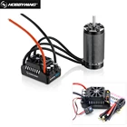 Бесколлекторный 4-полюсный двигатель HobbyWing 56113SL 800KV с бессенсорным двигателем EzRun MAX5 V3 200A, с бесщеточным водонепроницаемым регулятором скорости, комбинированным регулятором скорости, для автомобилей 15 RC