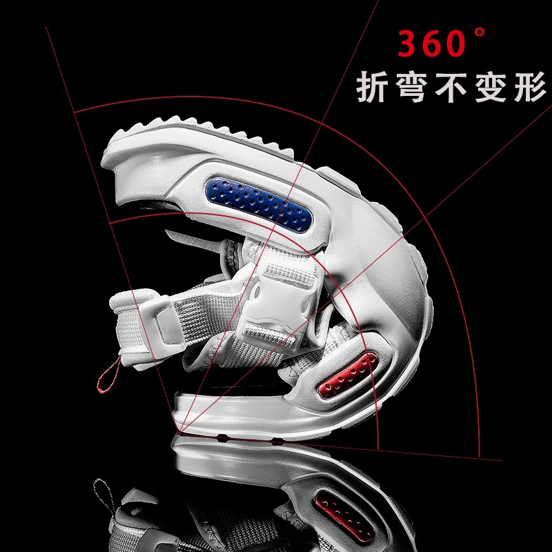 

fashionable white shoes all-Match size shoes cool Cool Men's trendy shoes 2019
