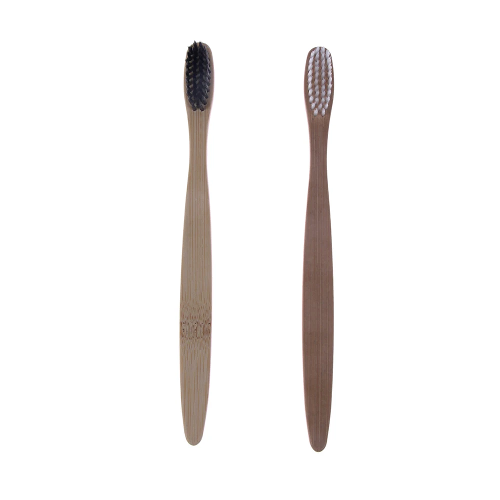 Новинка 1 шт. зубная щетка из натурального бамбука с деревянной ручкой