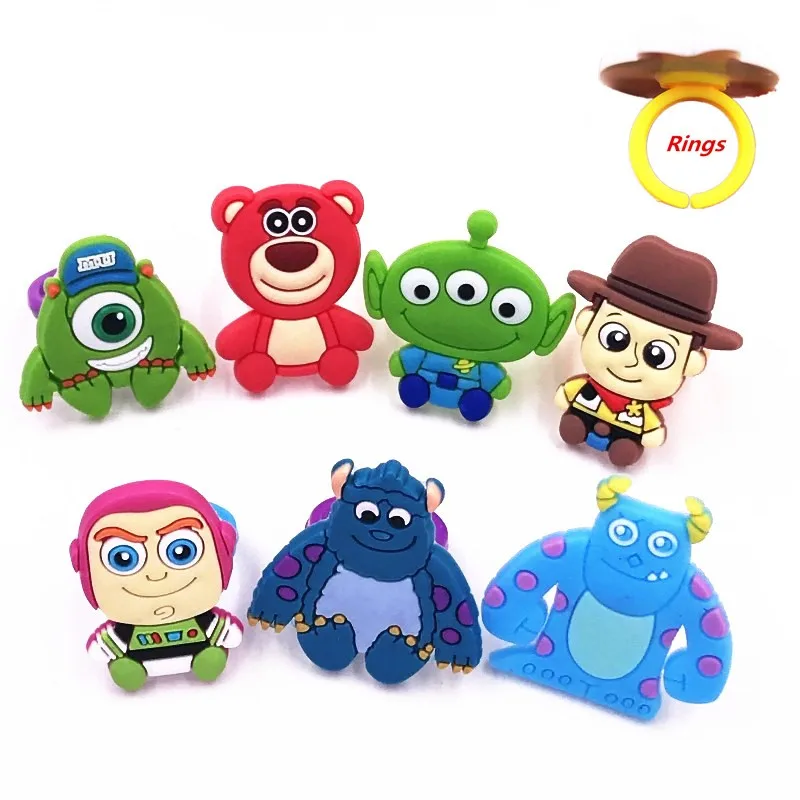 1 шт. Горячая продажа Базз свет год медведь Lotso древесный значок ПВХ палец кольца