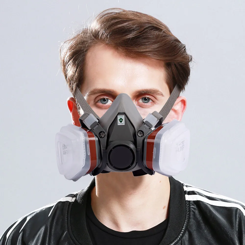 Респиратор для защиты от химических веществ и очков комплект распыления краски
