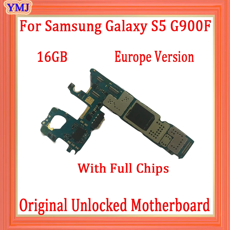 Оригинальная разблокированная материнская плата для Samsung Galaxy S5 G900F 16 ГБ