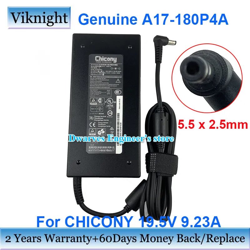 Натуральная A15 180P1A A17 180P4A 19 5 V 9.23A 180W адаптер переменного тока для CLEVO P950HR N850HP6 MSI GS63VR