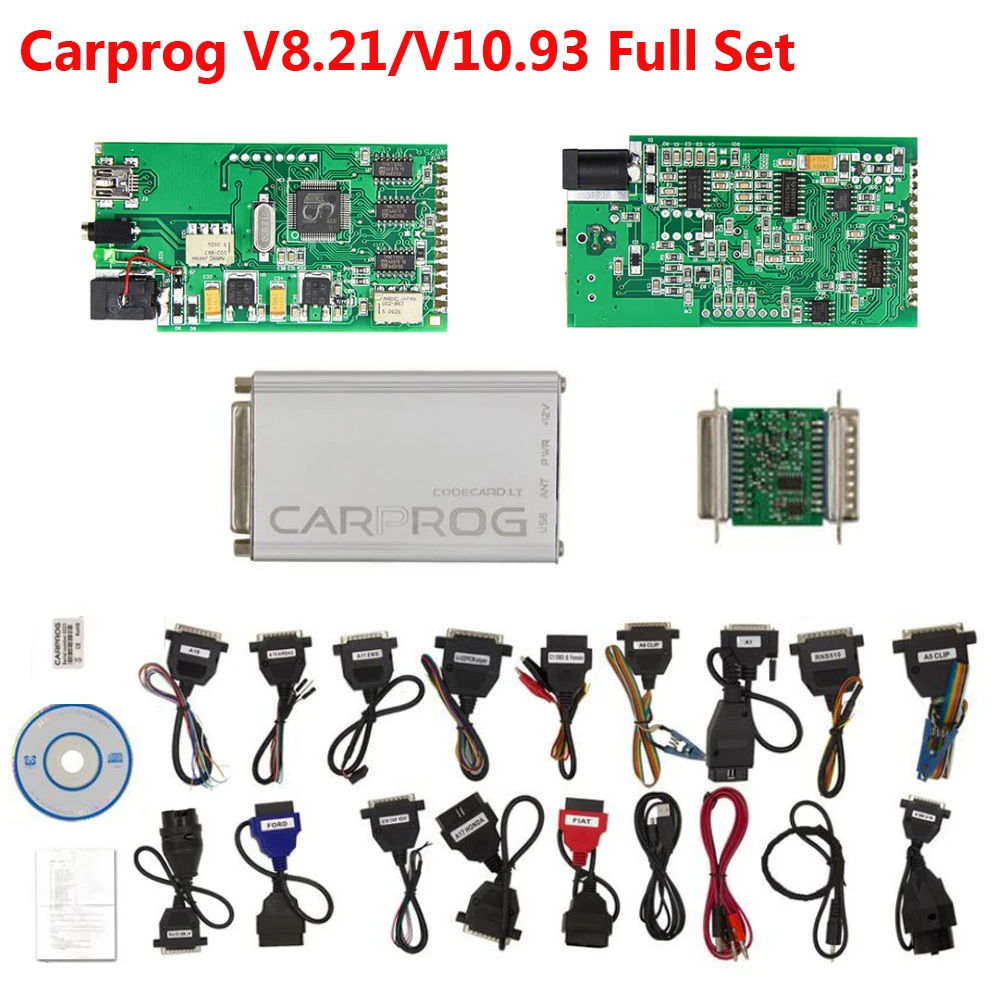 Keygen Online Carprog V8.21 полный адаптер для автомобиля Prog V10.93/8 21 подушки