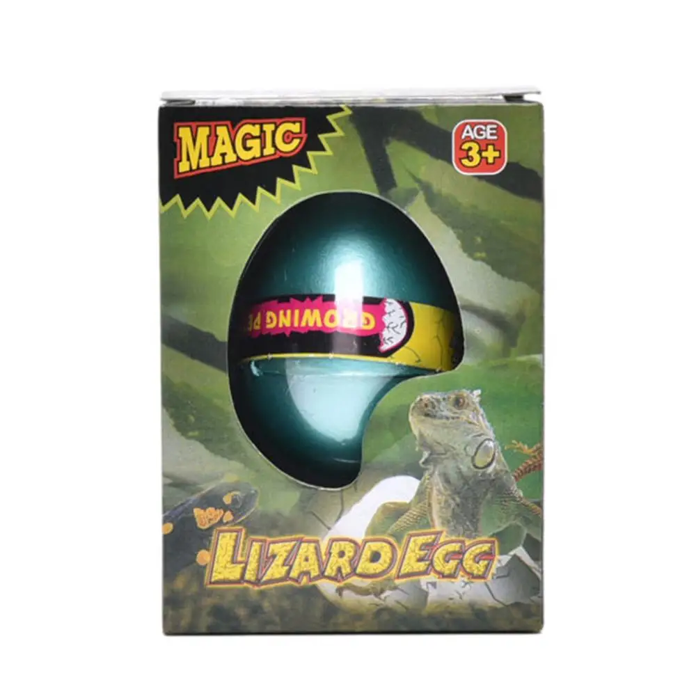 Lizard Волшебное Инкубационное яйцо, фигурка лошади, добавляющая воды, трещины, растущее яйцо, развивающая игрушка для детей, подарки на день рождения - Цвет: Lizard