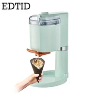 diy household ice cream maker electric slush icecream sundae making machine automatic fruit flavored ice cream cone smoothie eu