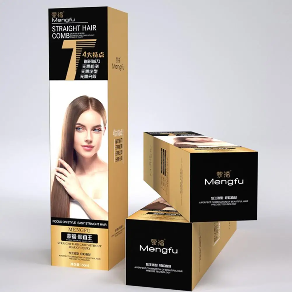 Уход за волосами Профессиональный выпрямитель и разглаживает крем для волос с