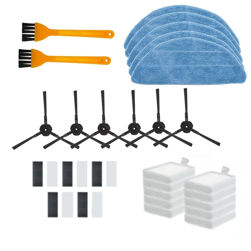 

Vacuum Robot Cleaner Parts Side Brush Mop Cloth Hepa Filter for Ilife V5 V5S V3 V3S V5Pro V50 V55 X5 V5S Pro