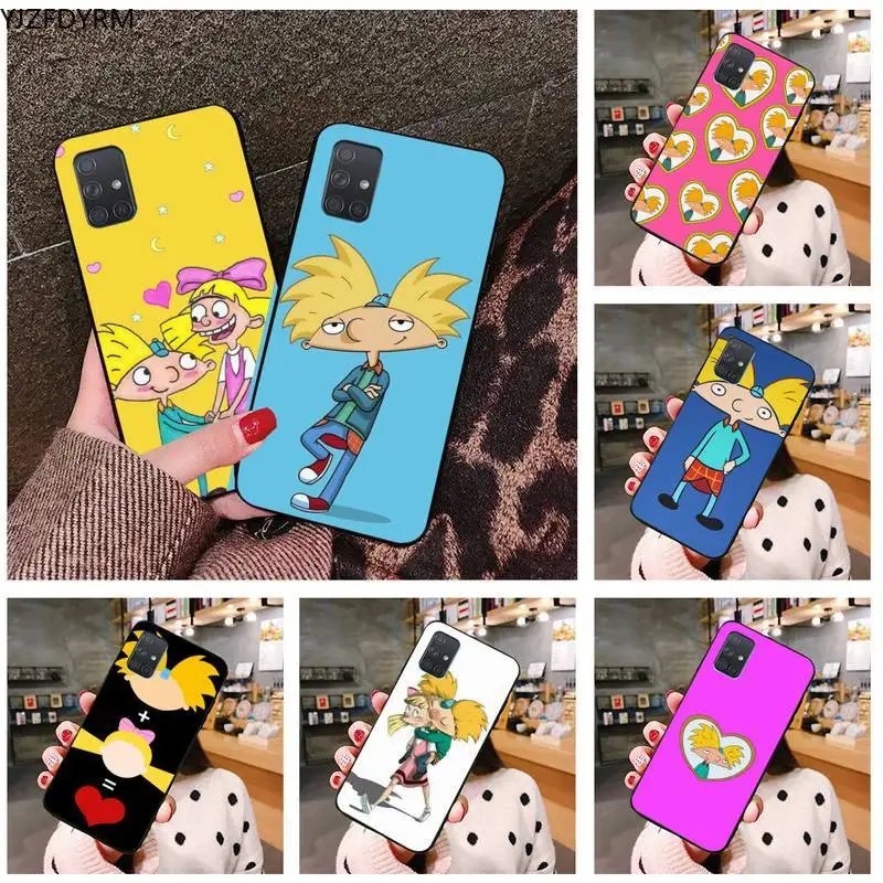Мультфильм Эй Арнольд хелга любовь чехол для телефона Samsung Galaxy A21S A01 A11 A31 A81 A10 A20 A30