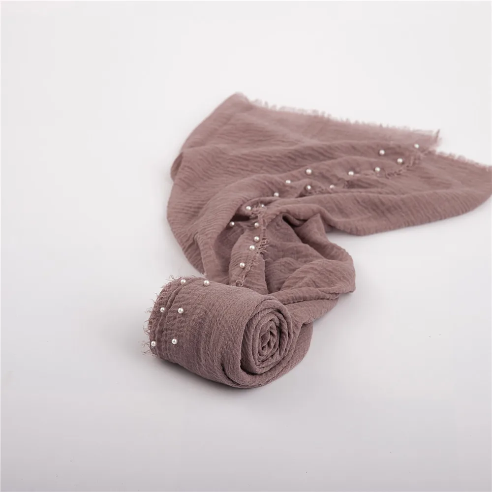 French Lilac Многофункциональный Мягкий реквизит для фотосъемки новорожденных, одеяло для фотосъемки детей, мусульманские обертывания с жемчугом и бисером - Цвет: French Lilac