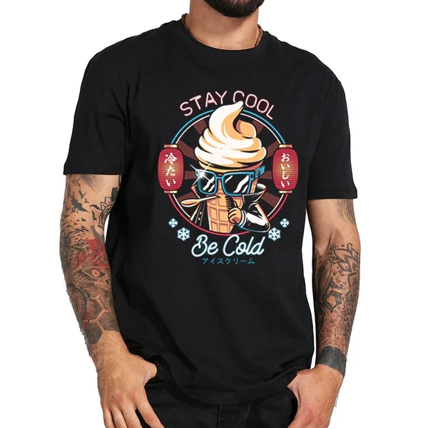

be cold Men T-Shirts 2019 Summer T Shirt Cotton Camisetas Hombre