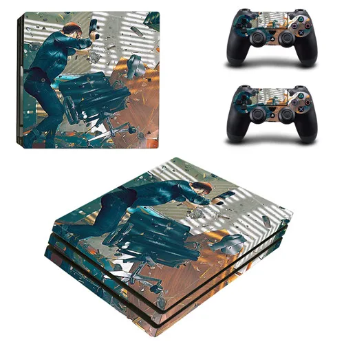 KYSP4P-1014 Игровой контроль PS4 Pro стикер кожи наклейка для sony playstation 4 консоль и 2 управления ler PS4 Pro Кожа стикер винил - Цвет: KYSP4P-1014