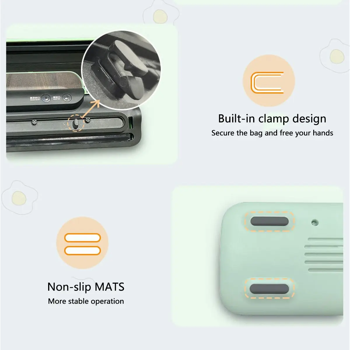 

Automatic Vacuum Sealer With Free Vaccum Sealing Bags Packing Machine Food Storage Packer For Dry Wet Food Perservation