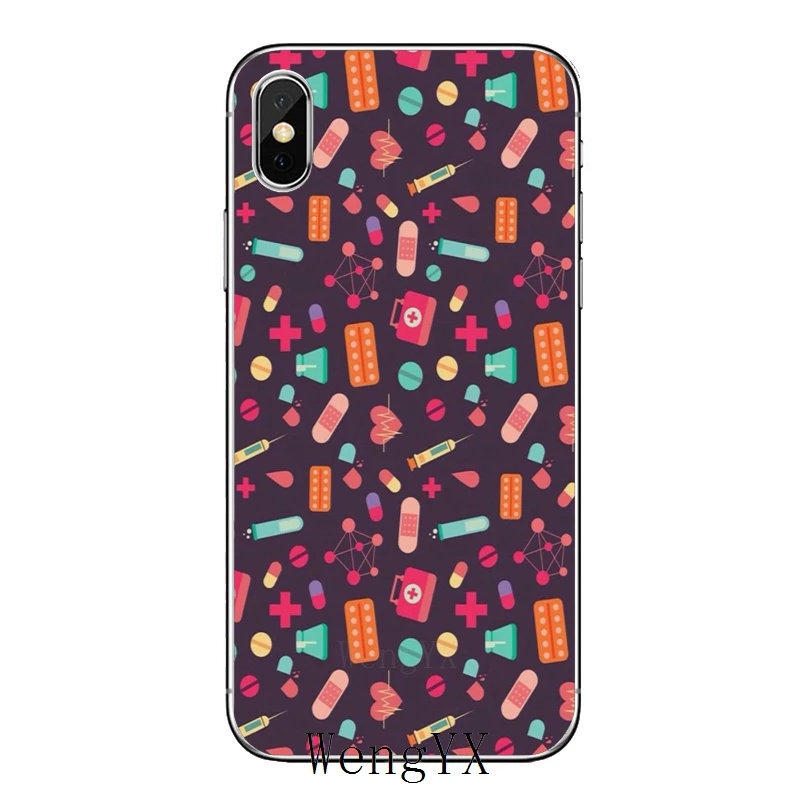 Изящный медсестер на среднем вещи для samsung Galaxy S10 lite A10 A30 A40 A50 A60 A70 A6 A8 J4 J6 плюс A9 J8 prime ТПУ мягкий чехол - Цвет: Med-Stuff-A-03
