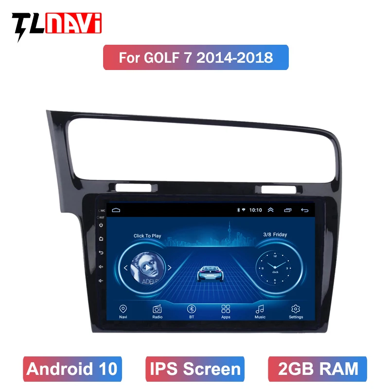 Автомагнитола 2DIN на Android 10 1 дюйма GPS навигация стерео мультимедийный плеер для