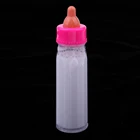 Новорожденная кукла волшебное бутылочка для кормления Reborn бутылки из-под молока, с соской исчезают поддельные бутылка питьевой воды (одной бутылки)