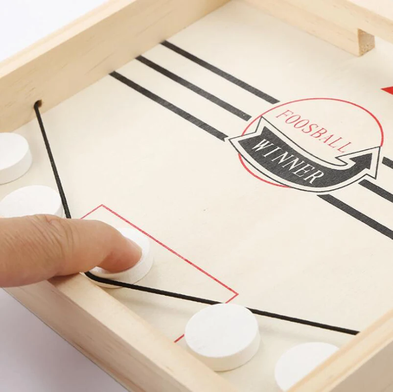 Деревянная настольная хоккейная игра Φ интерактивная игрушка родитель-ребенок
