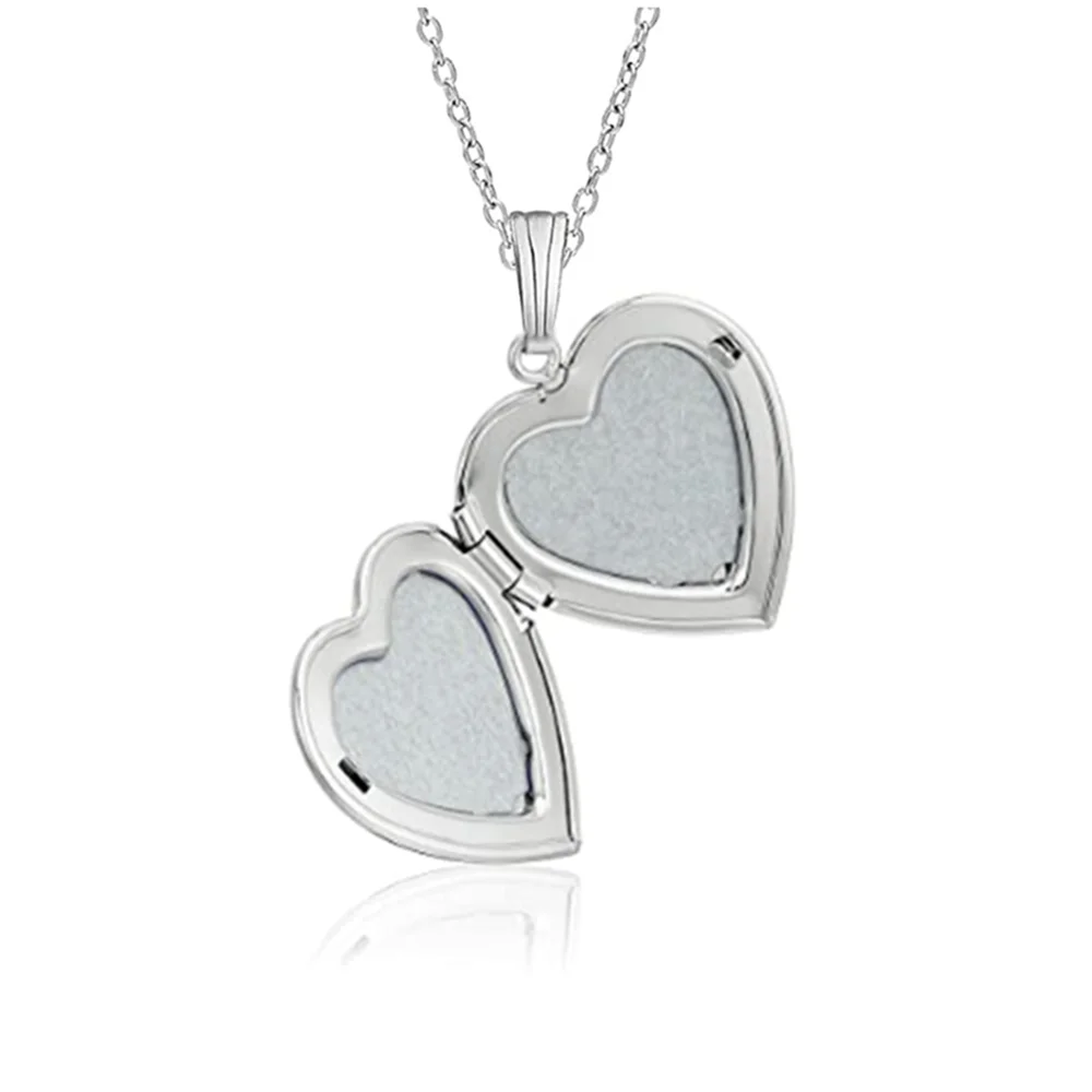 Forever In My Heart stainless steel Love Locket Necklace That Holds Pictures Photo for Women Girls | Украшения и аксессуары