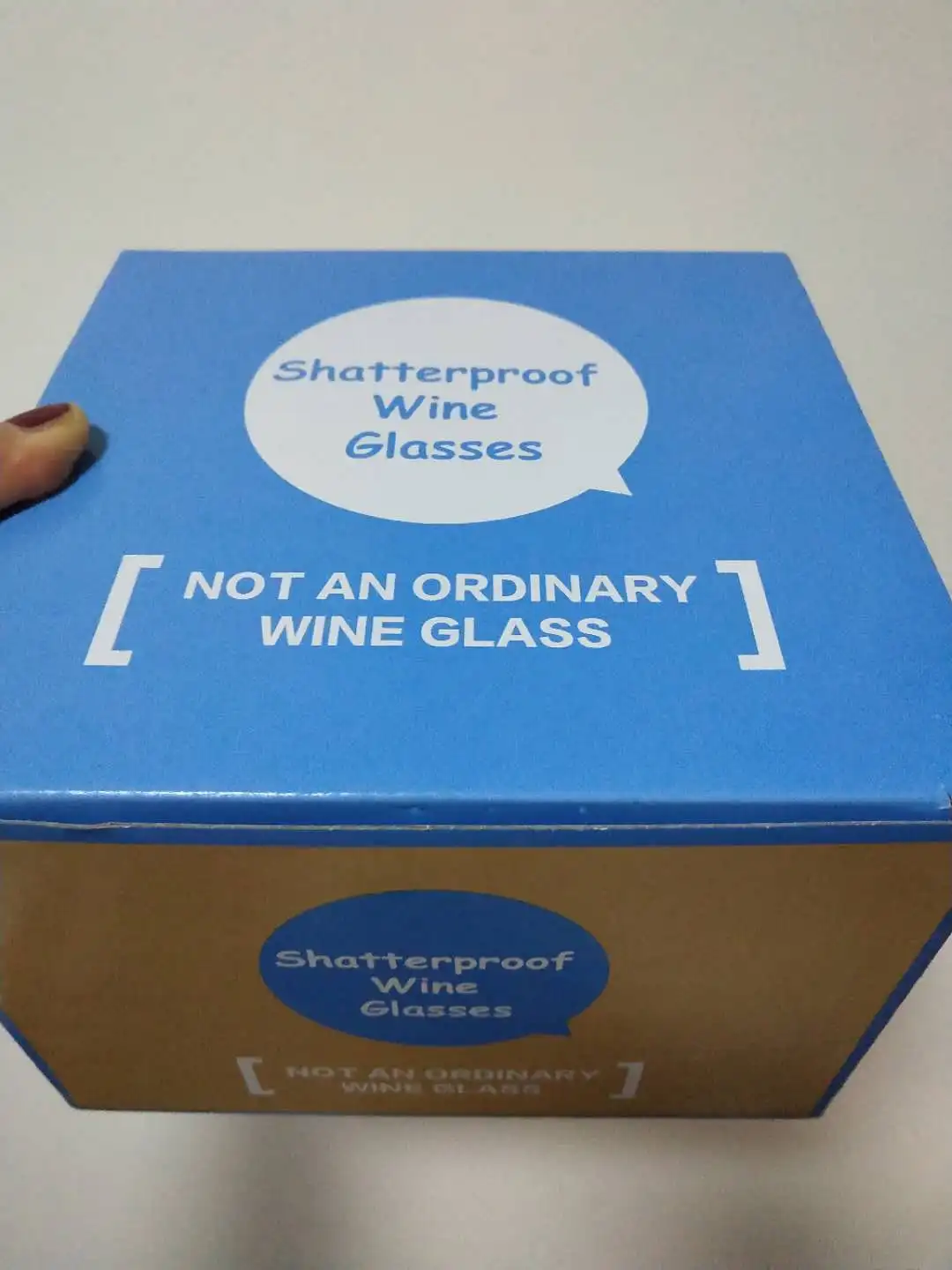 4 шт./компл. прочный Американский Тритан пластиковый бокал для красного вина