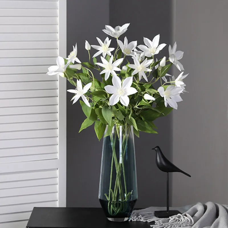 

INDIGO- Wholesale 100pcs Free Shipping Nature Flower Decorative Wedding Flower Home Decoration Coffee Shop Interior Trim