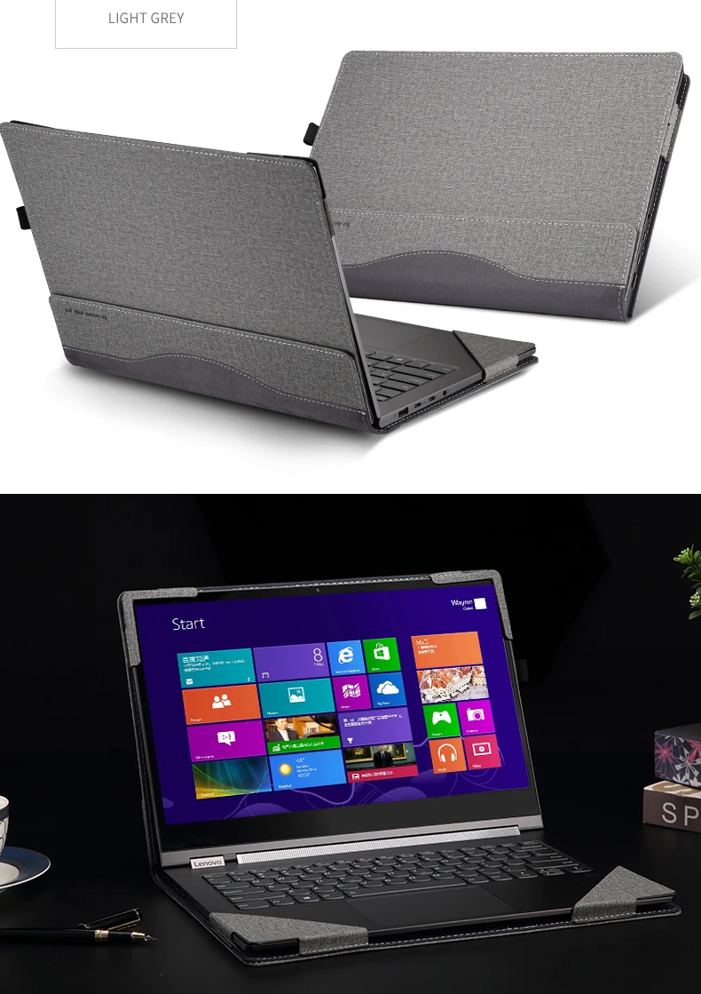 Чехол для lenovo Yoga 520, 14 дюймов, 520-14, 520-14IKB Flex 5, 14IKB, съемный чехол для ноутбука, Индивидуальная сумка, ручка, подарок