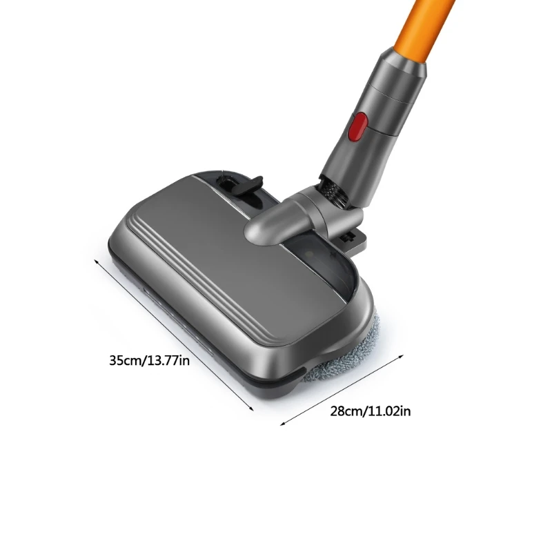 

Cordless Electric Mop Head for V7 V8 V10 V11 Vacuum Cleaner Reusable with LED Light for Cleaning Hardwood Floors