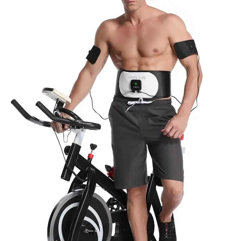 

EMS Abdominal massager fitness belt abdominal muscle training and toning apparatus