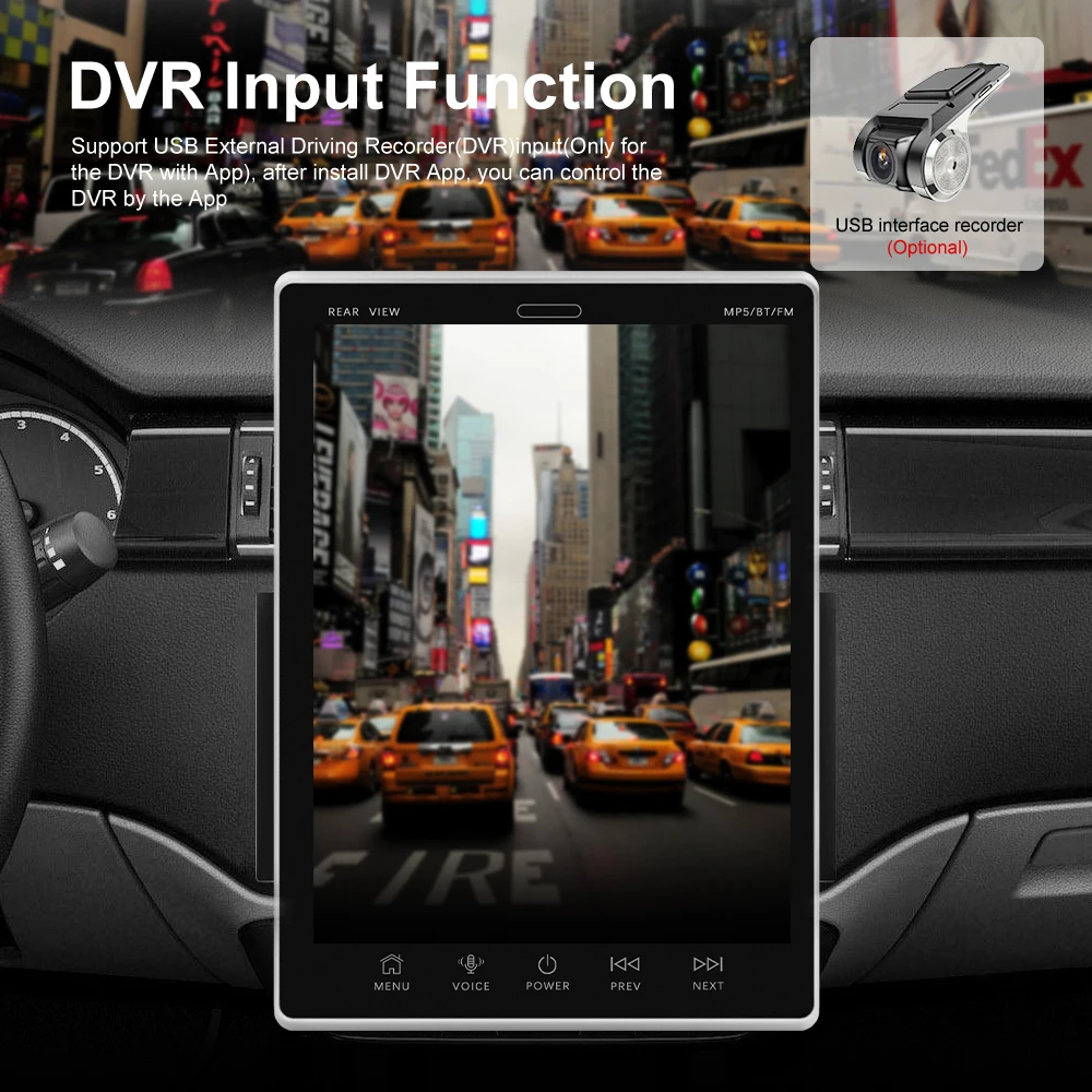 $118.30 Podofo Car Radio 2 din Android Stereo Bluetooth Reciever Multimedia Player GPS WiFi Autoradio 2DIN radio 9.5'' Vertical HD