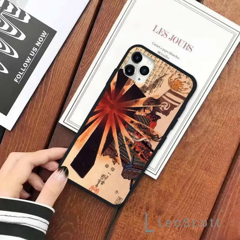 

Japanese style Art Japan Phone Case for iPhone 11 12 pro XS MAX 8 7 6 6S Plus X 5S SE 2020 XR Soft silicone