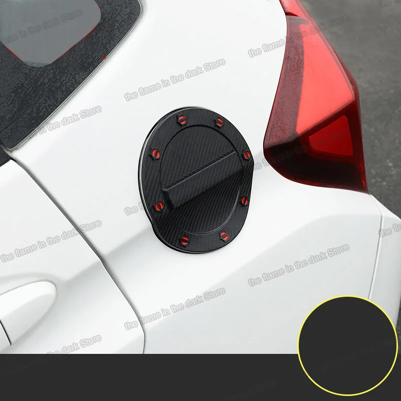 Крышка автомобильного бака Lsrtw2017 из углеродного волокна abs топливная для Honda Fit 2014
